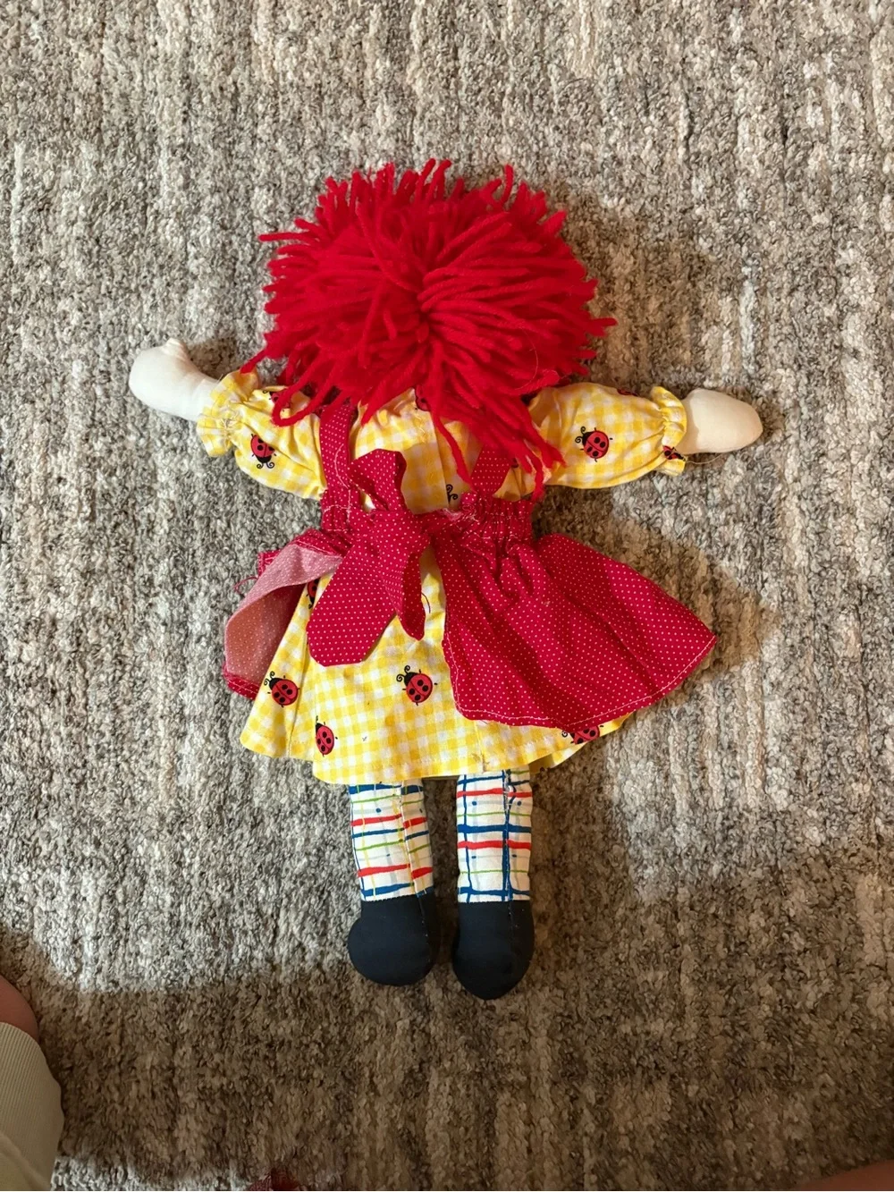 Vintage homemade Raggedy Ann and Andy Dolls